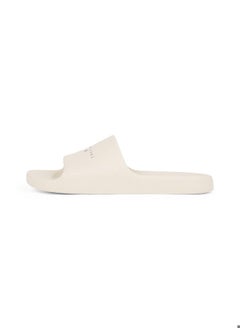 TOMMY JEANS Men's Basic Sandal Slides - Vinyl, White  - Image 5