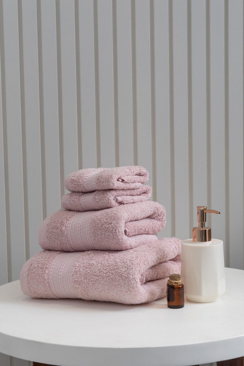 nit - Peach Skin Towel Set -Solid (650 GSM) 100% Egyptian Cotton