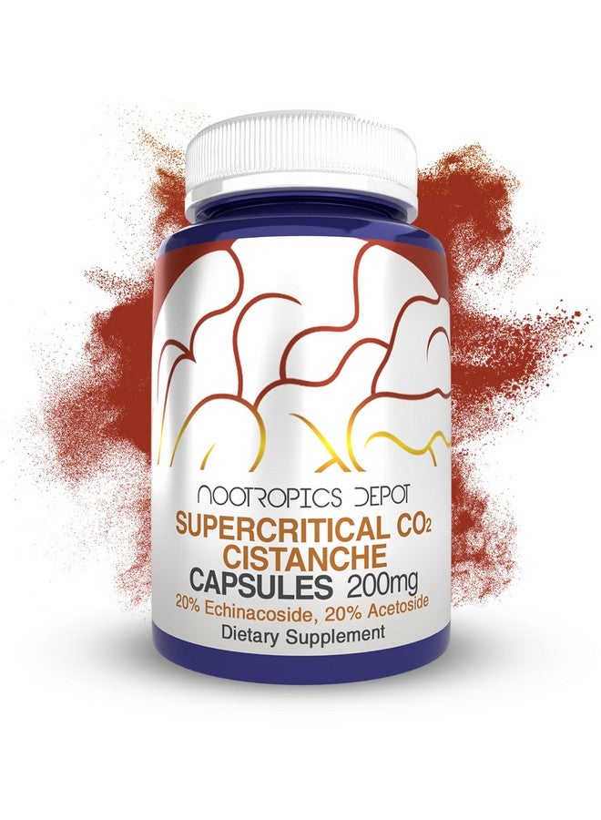 Nootropics Depot Cistanche Supercritical CO2 Extract Capsules | 20% Echinacoside + 20% Verbascoside (Acetoside) | 60 Count - Image 1
