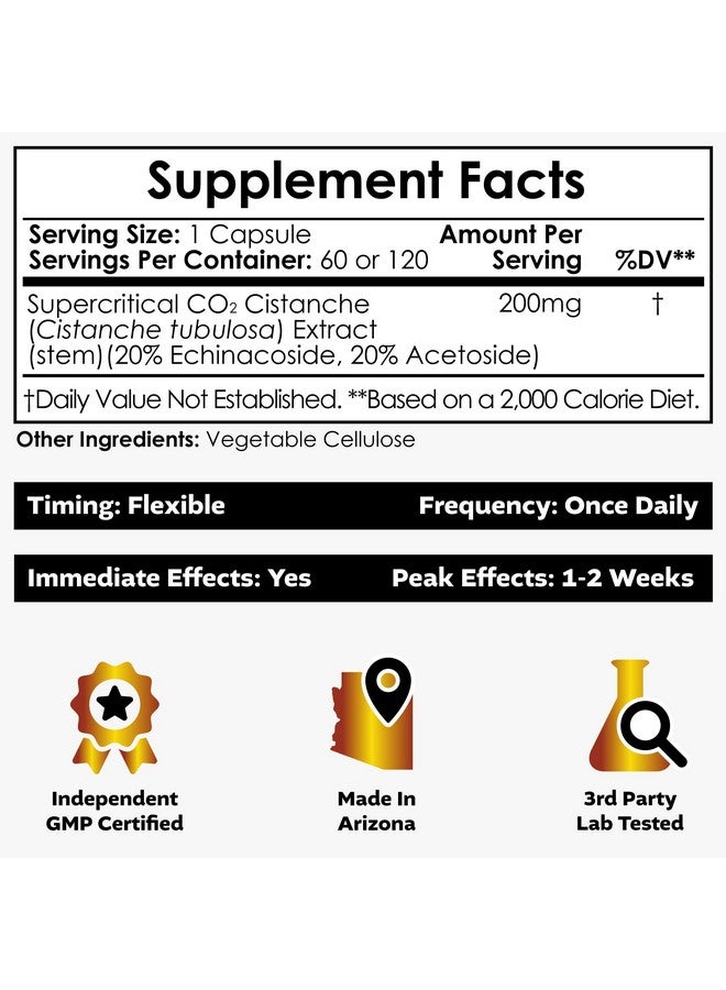 Nootropics Depot Cistanche Supercritical CO2 Extract Capsules | 20% Echinacoside + 20% Verbascoside (Acetoside) | 60 Count - Image 2