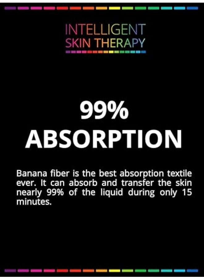 Under Eye Patches Booster Intelligent Skin Therapy - Made in EU - 100% Biodegradable Banana Fiber Sheet - Cruelty Free & 100% Vegan - Natural Formula - COLLAGEN - Image 2