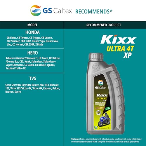 GS Caltex Kixx ULTRA 4T XP 10W-30 Bike Engine Oil API SN JASO MA2 (1L) - Image 3