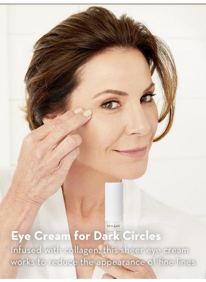 sonage Luster Eye Cream Targets Dark Circles Wrinkles & Puffiness Vegan Collagen Formula - Image 4