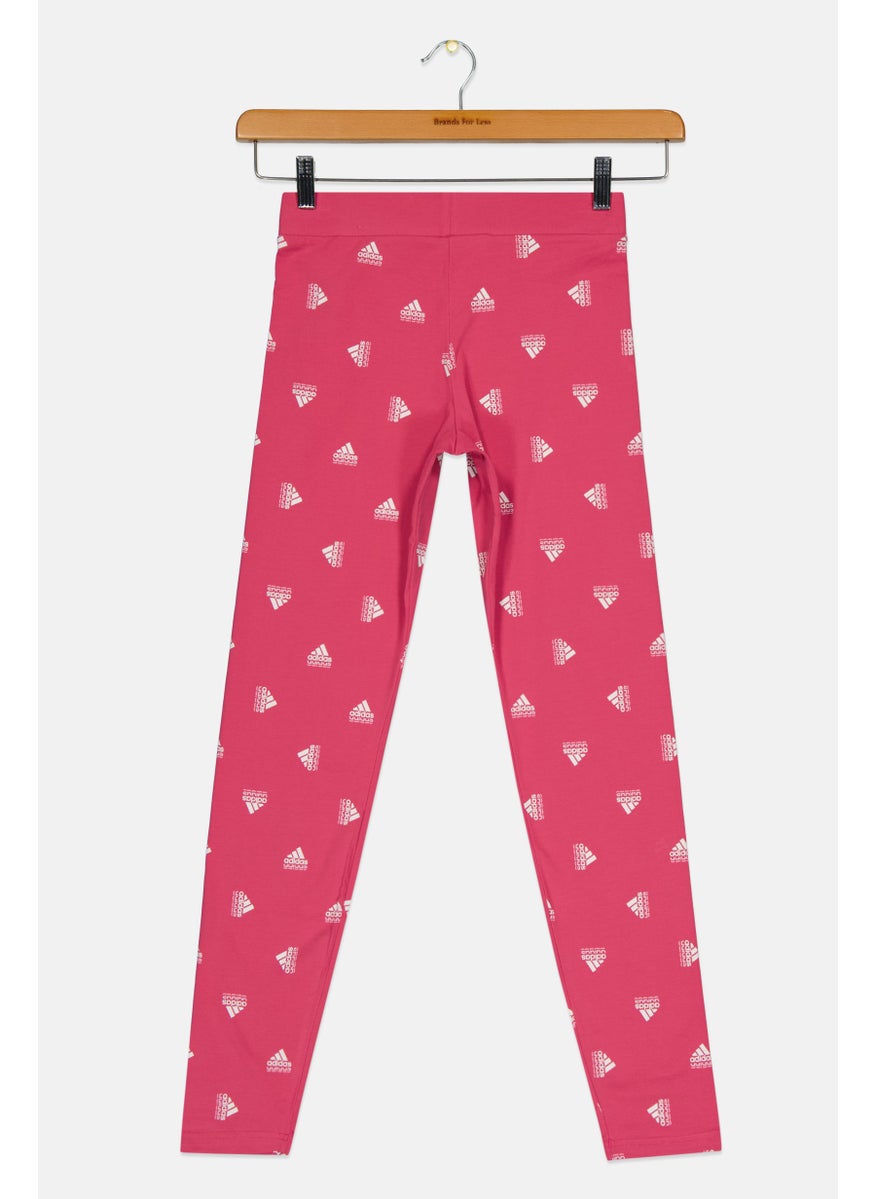 Adidas Kids Girl Tight Fit Training Leggings, Multicolor  - Image 2