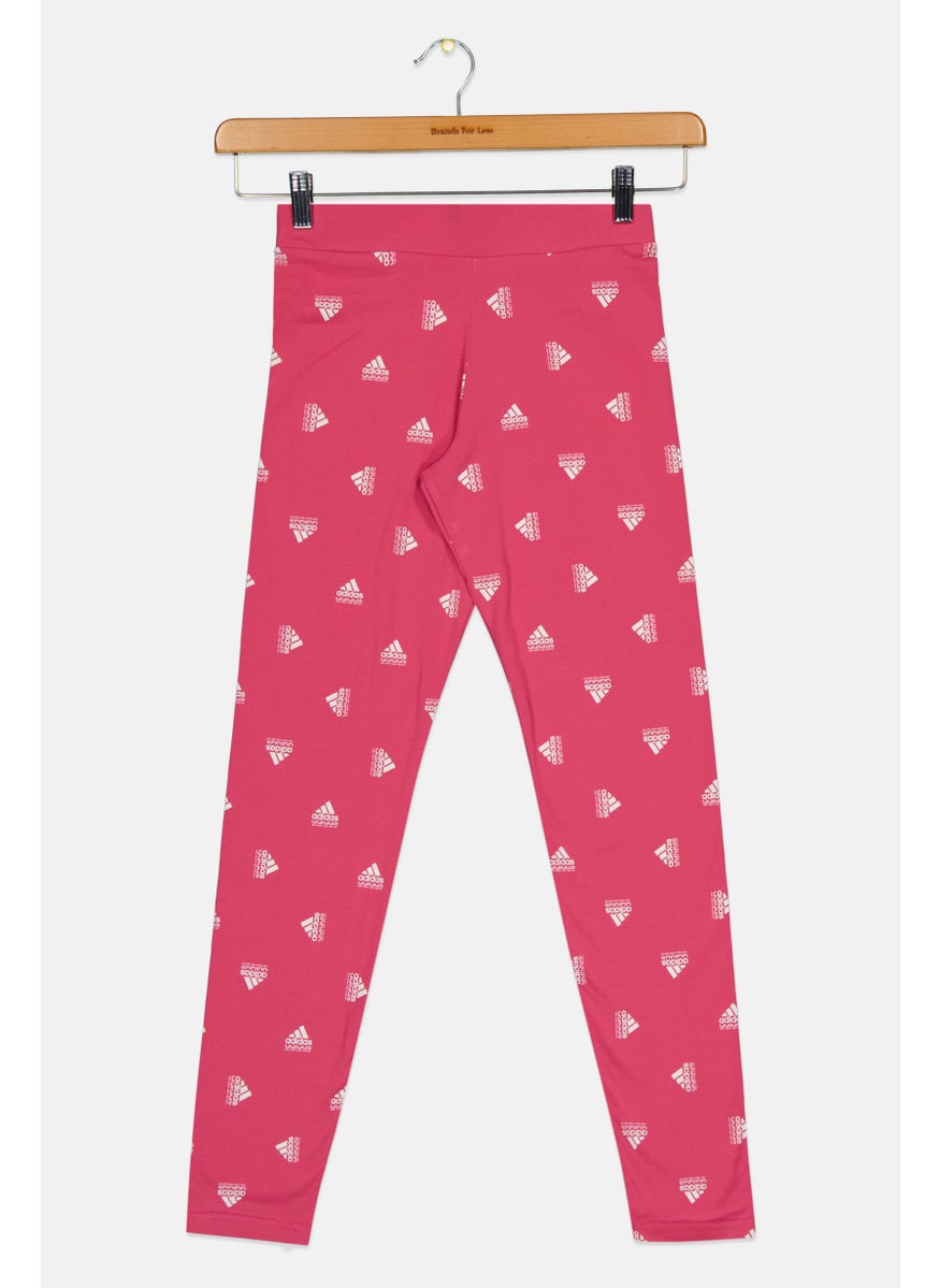 Adidas Kids Girl Tight Fit Training Leggings, Multicolor  - Image 1