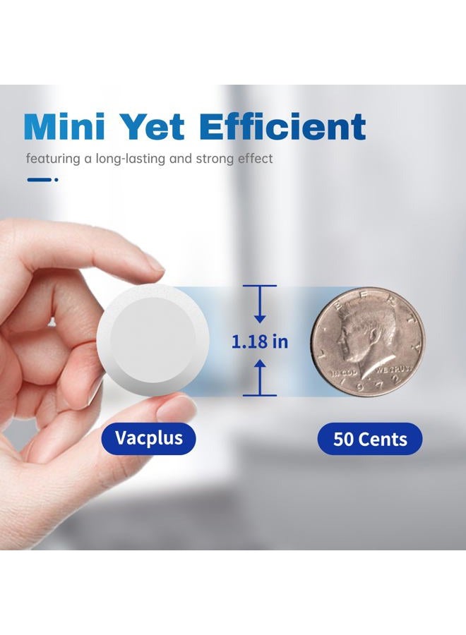 Vacplus Toilet Bowl Cleaner Tablets 12 PACK, Automatic Toilet Bowl Cleaners with Bleach for Deodorizing and Descaling, Bathroom Cleaner Against Tough Stains - Image 2