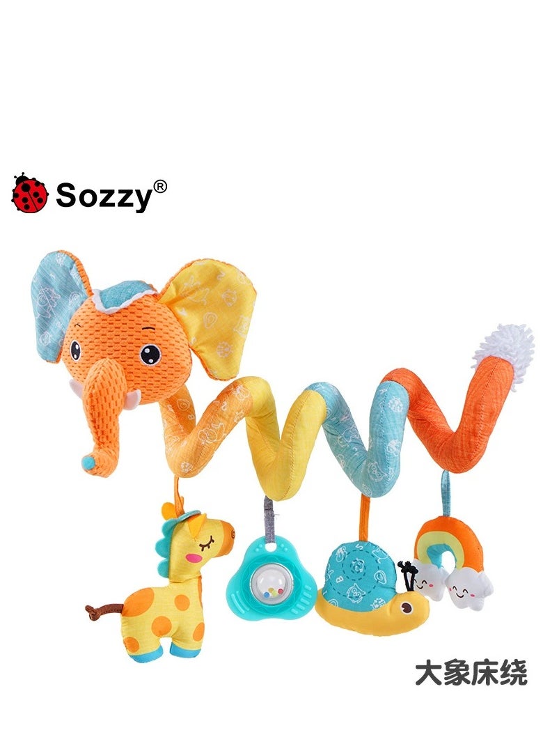 Sozzy - Baby stroller crib 0-1 year old Puzzle car hanging bed pendant crib wrap toy - Image 1