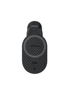 PITAKA MagEZ Car Mount Pro 2 With Tesla Holder / 15W Wireless Charger & NFC Functionality / Strong Magnetic Attachment - Black  - Image 1