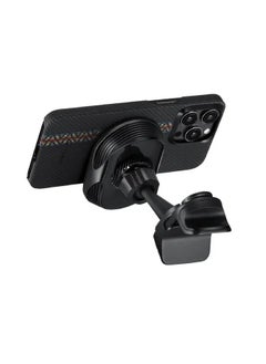 PITAKA MagEZ Car Mount Pro 2 With Tesla Holder / 15W Wireless Charger & NFC Functionality / Strong Magnetic Attachment - Black  - Image 3