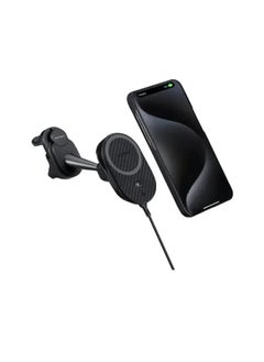 PITAKA MagEZ Car Mount Pro 2 With Tesla Holder / 15W Wireless Charger & NFC Functionality / Strong Magnetic Attachment - Black  - Image 4