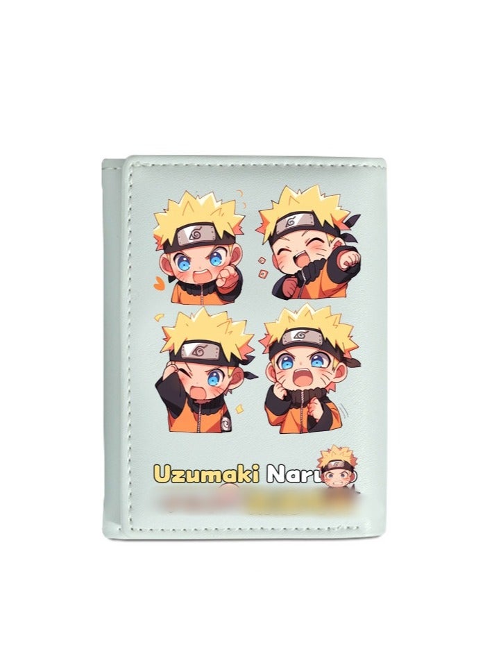 KUYING New Naruto Printed Waterproof Wallet 