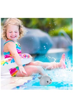 Womdee Baby Bath Toys, Light Up Bath Toys with LED Light, Sprinkler Bathtub Toys for Toddlers Infant Kids Boys Girls, Whale Spray Water Bath Toy, Bathtub Shower Pool Bathroom Toy for Baby  - Image 4