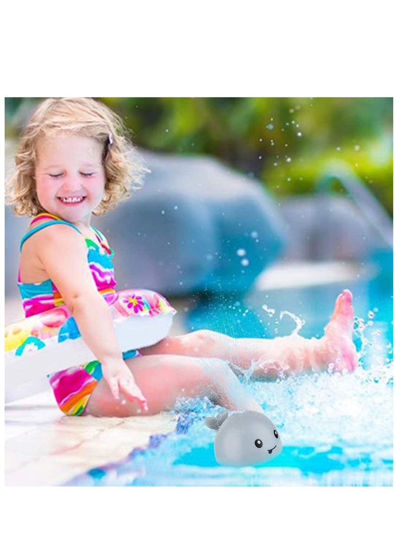 Womdee Baby Bath Toys, Light Up Bath Toys with LED Light, Sprinkler Bathtub Toys for Toddlers Infant Kids Boys Girls, Whale Spray Water Bath Toy, Bathtub Shower Pool Bathroom Toy for Baby  - Image 4