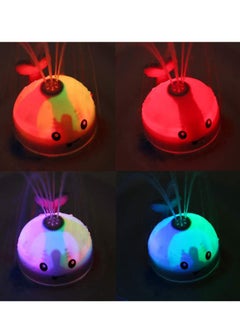 Womdee Baby Bath Toys, Light Up Bath Toys with LED Light, Sprinkler Bathtub Toys for Toddlers Infant Kids Boys Girls, Whale Spray Water Bath Toy, Bathtub Shower Pool Bathroom Toy for Baby  - Image 2