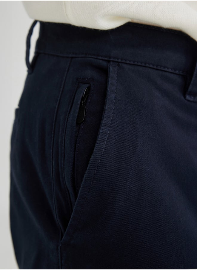 Man Regular Fit Chino Trousers