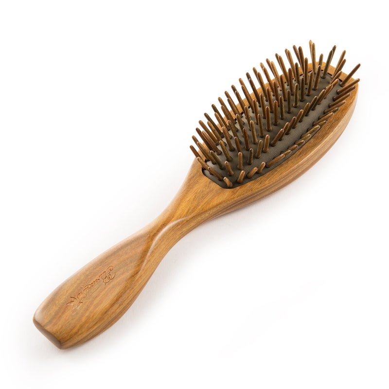 Breezelike Hair Brush for Women - No Static Wooden Bristle Detangler - Natural Wood Aroma Detangling Sandalwood Hair Brush - Image 2