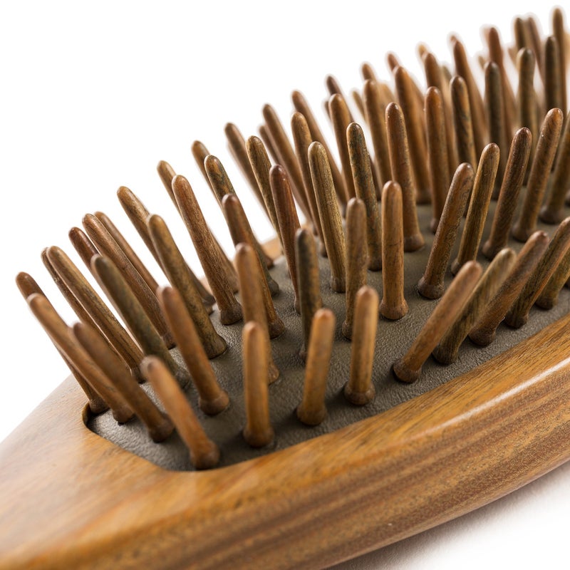 Breezelike Hair Brush for Women - No Static Wooden Bristle Detangler - Natural Wood Aroma Detangling Sandalwood Hair Brush - Image 5