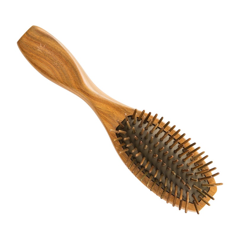 Breezelike Hair Brush for Women - No Static Wooden Bristle Detangler - Natural Wood Aroma Detangling Sandalwood Hair Brush - Image 3