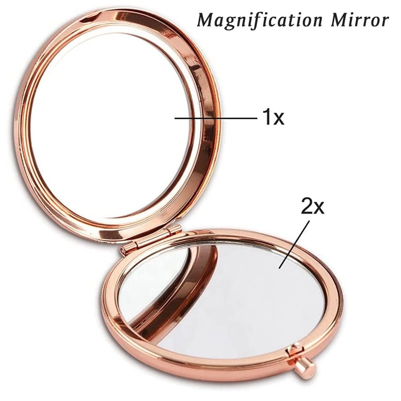 QUSTGO Personalized Gift for Women Girls Her, Custom Gifts for Adult Teen, Inspirational Compact Mirror for Birthday, Graduation, Mothers Day, Easter Basket Stuffers - Image 4