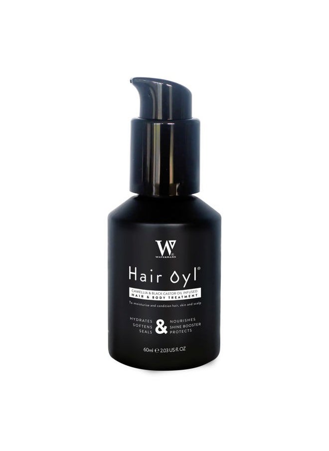 Watermans - , Duel Use for Hair and Body Hydration. Scalp & Hair Strengthening Oil, Best oil for Hair Growth 2.03 fl oz - Image 1