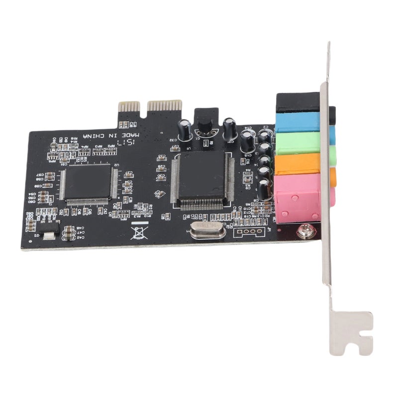 PCIe Sound Card 5.1 Internal 3D Stereo Surround Sound PCI Express Adapter - Low Profile Bracket for Desktop PC - Image 3