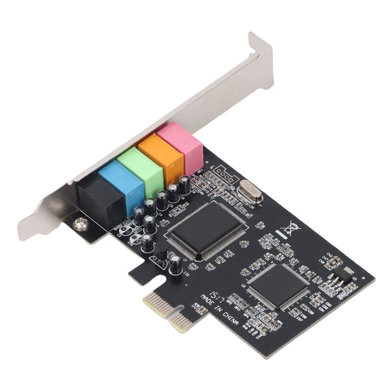 PCIe Sound Card 5.1 Internal 3D Stereo Surround Sound PCI Express Adapter - Low Profile Bracket for Desktop PC - Image 4