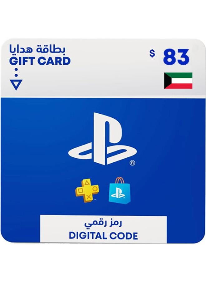 PlayStation Store DIgital Code Gift Card - Kuwait 83 USD