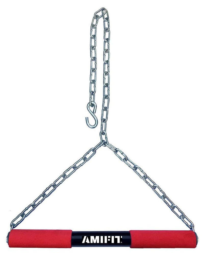 AMIFIT Chin Up Bar, Steel Chin Up, Sangal Hanging Rod with Chain ChinUp Bar, Height Increaser and Pull Exercise with Heavy Duty Chain and Hook - Image 3
