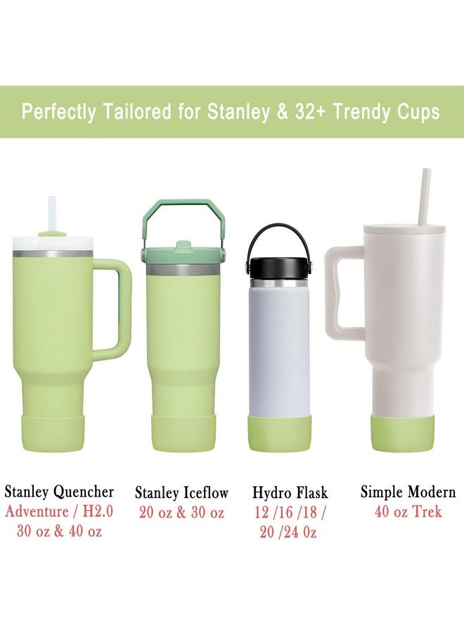 KTKUDY 2-Pack Silicone Boot For Stanley Tumbler 40 30 20 Oz & Intended For Hydro Flask 12-24 Oz - Cup Boot Fit Select Yeti, Simple Modern, Owala Water Bottle - Bottom Cover Accessories Fit Stanley Cup  - Image 3