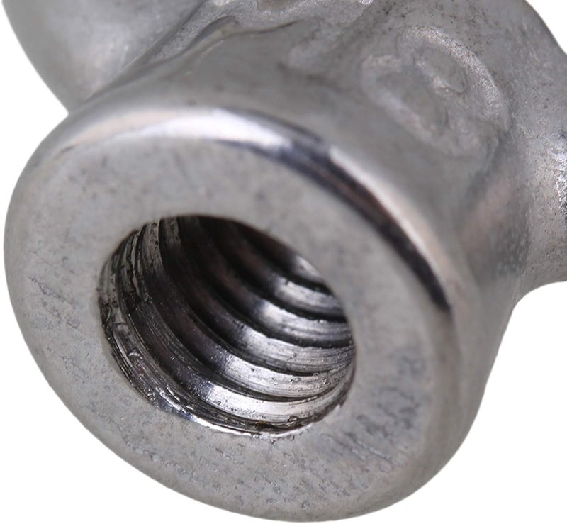 CNBTR Japanese Style Silver M8 304 Stainless Steel Ring Shape Lifting Eye Nut Set of 5 - Image 5