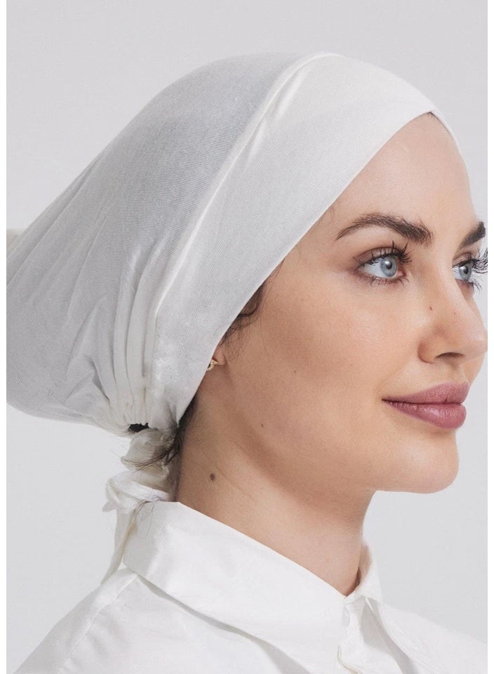 2PCS Muslim Turban Hat Inner Hijab Caps Islamic Underscarf Bonnet India Hats Female Headwrap Turbante Mujer - Image 3