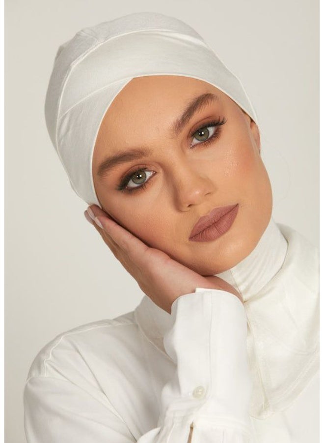 2PCS Muslim Turban Hat Inner Hijab Caps Islamic Underscarf Bonnet India Hats Female Headwrap Turbante Mujer - Image 5
