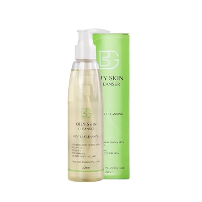 BG Oily Cleanser – 200 ml –Deeply Cleanser for Combination to Oily Skin - Removes Impurities and Regulates Sebum Production - Gentle Formula - Image 1