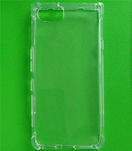 USTIYA TIYA Case Clear for BlackBerry DTK70/Keyone/Mercury TPU Four Corners Cover Transparent Soft - Image 2