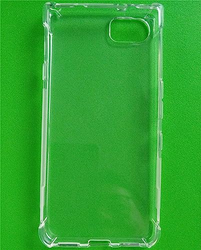 USTIYA TIYA Case Clear for BlackBerry DTK70/Keyone/Mercury TPU Four Corners Cover Transparent Soft - Image 3