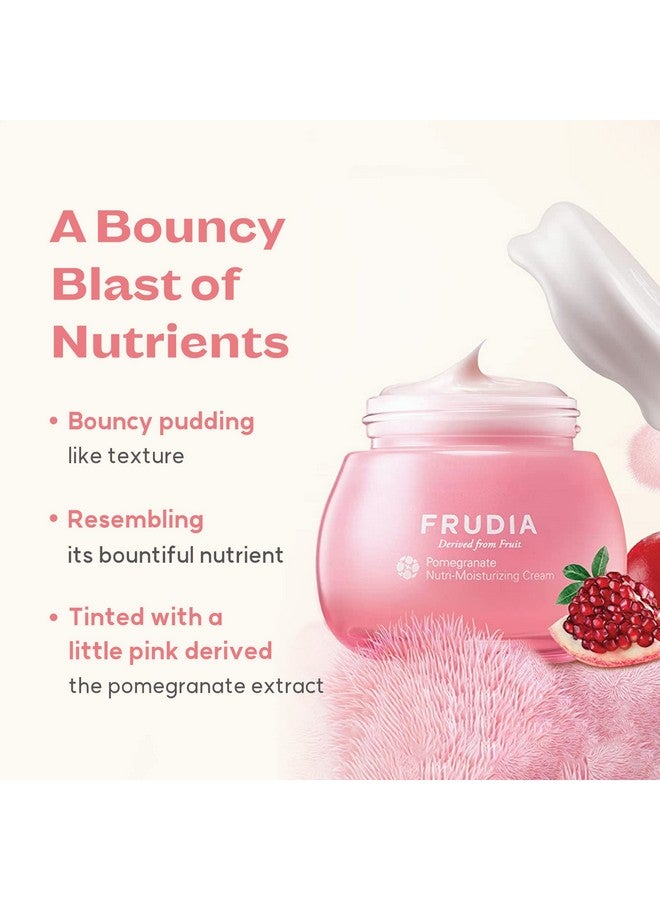 frudia Rudia Welcos Pomegranate Nutrimoisturizing Mini Face Cream ; Facial Moisturizer For Firmness & Vitality ; Korean Skin Care Face Moisturizer Cream W/Adenosine Pomegranate & Fruit Seed Oil (0.33Oz) - Image 5