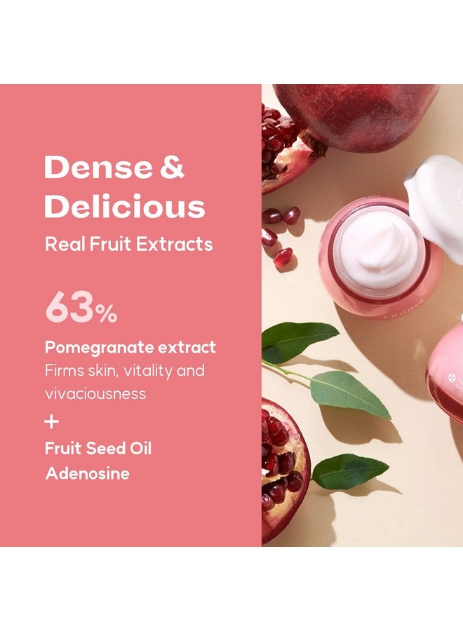 frudia Rudia Welcos Pomegranate Nutrimoisturizing Mini Face Cream ; Facial Moisturizer For Firmness & Vitality ; Korean Skin Care Face Moisturizer Cream W/Adenosine Pomegranate & Fruit Seed Oil (0.33Oz) - Image 3