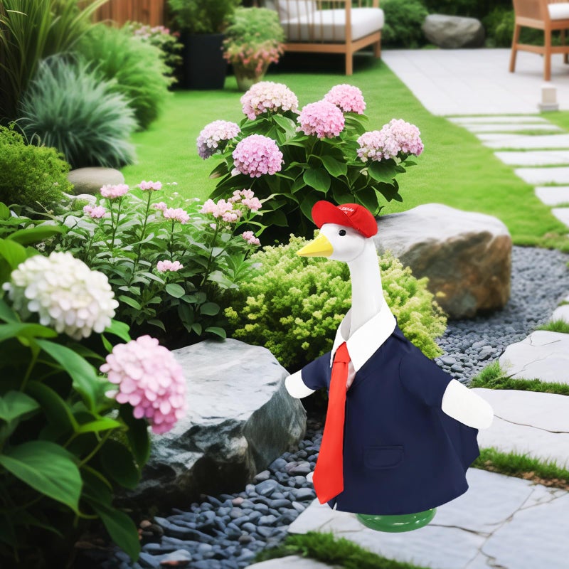 EHZYP 3 Pcs Porch Goose Outfits, for 23-28 Inch Porch Goose,Patriotic Costume for Plastic/Cement Statue for Outdoor Courtyard Garden Terrace Art Decoration (23-28IN, 23-28IN) - Image 4