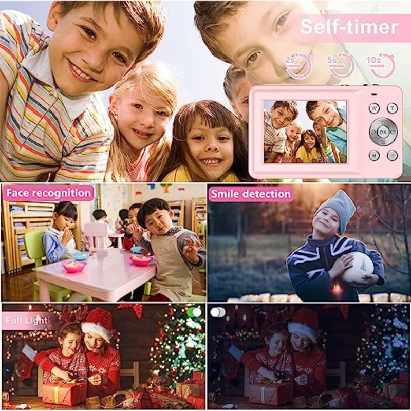 Digital Camera FHD 1080P 32GB SD Card Included 16X Digital Zoom Compact Point-and-Shoot Portable Mini Camera for Teens Students Boys Girls Seniors Home Travel School Use - Image 5