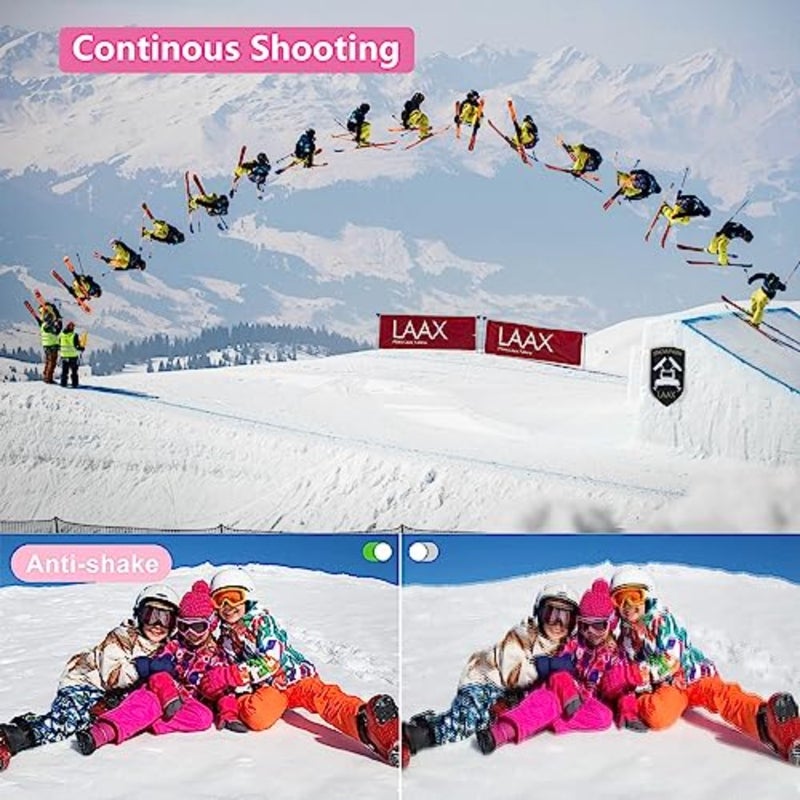 Digital Camera FHD 1080P 32GB SD Card Included 16X Digital Zoom Compact Point-and-Shoot Portable Mini Camera for Teens Students Boys Girls Seniors Home Travel School Use - Image 4