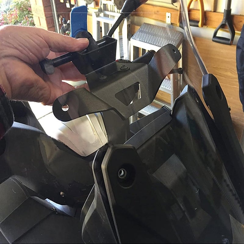QASULER Motorcycle Windshield Mount Navigation Bracket - Image 2