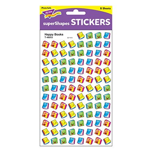 Trend Enterprises Trend Happy Books superShapes Stickers, Classroom Incentives, 800 Count - Image 3