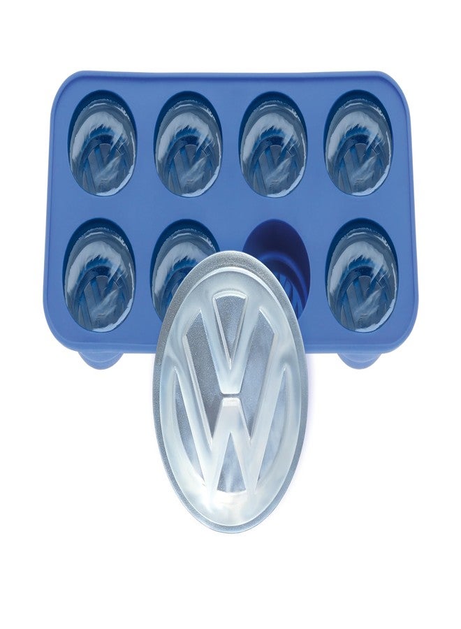 BRISA VW Collection - VW logo ice cube mold, baking mold, ice cube maker made of silicone - Image 1