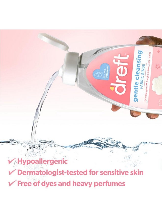 Dreft Baby Gentle Cleansing Fabric Rinse, 48 fl oz, Hypoallergenic, Dermatologist Tested on Sensitive Skin, Odor Remover - Image 4