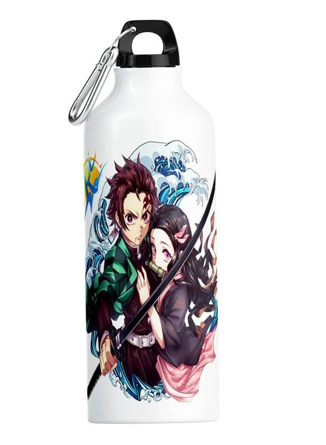PrintWala Anime Demon Slayer Sipper Bottle – 750ml Leakproof Aluminum Gym Bottle - Image 1