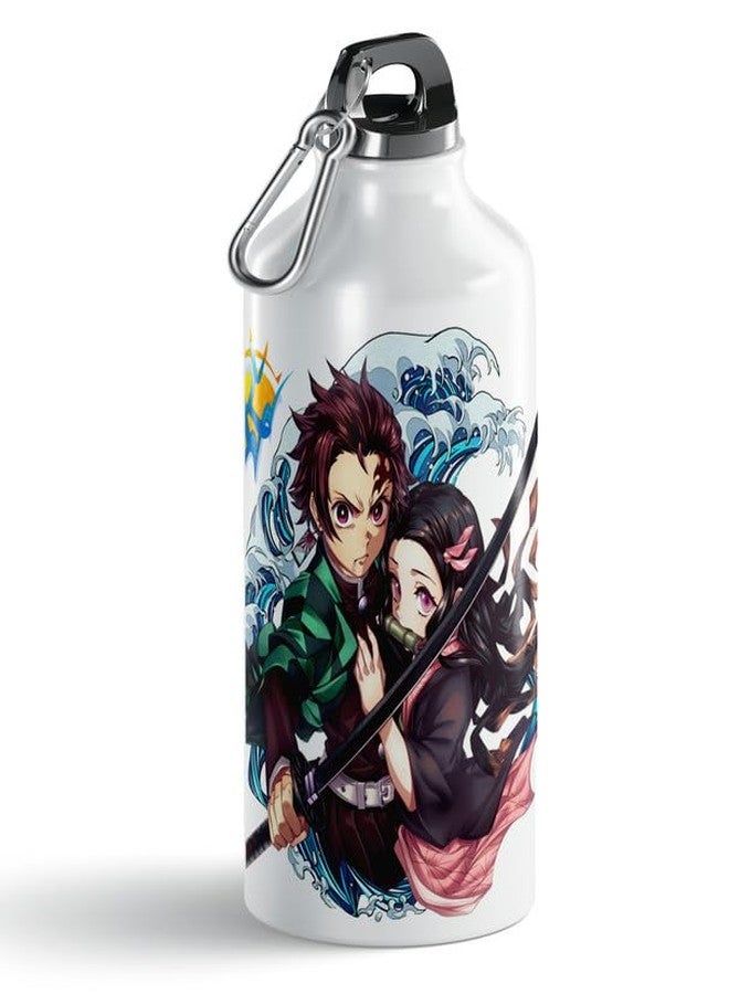PrintWala Anime Demon Slayer Sipper Bottle – 750ml Leakproof Aluminum Gym Bottle - Image 2