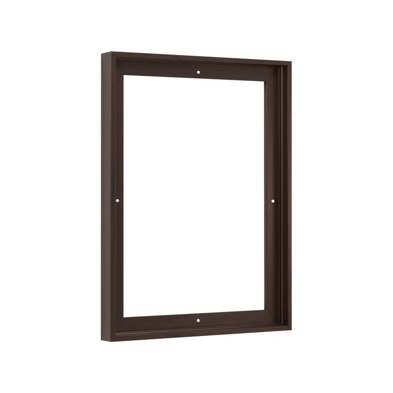 Pixy Canvas Floater Frame 9x12 for 34 075 inch Deep Canvas PaintingsCanvas PrintsWood Canvas PanelsWall ArtWall DecorHome DecorArtwork Dark Walnut 9 x 12 inch Portrait