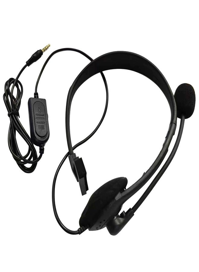 OSTENT Wired Headset Headphone Earphone Microphone for Sony PlayStation 4 PS4 Game - Image 1