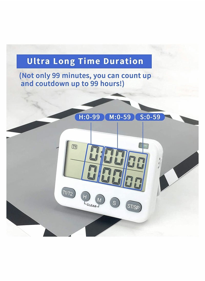 Y&D - 2 in 1 Kitchen Timer, Digital Timer,24-Hours Timer - Image 1