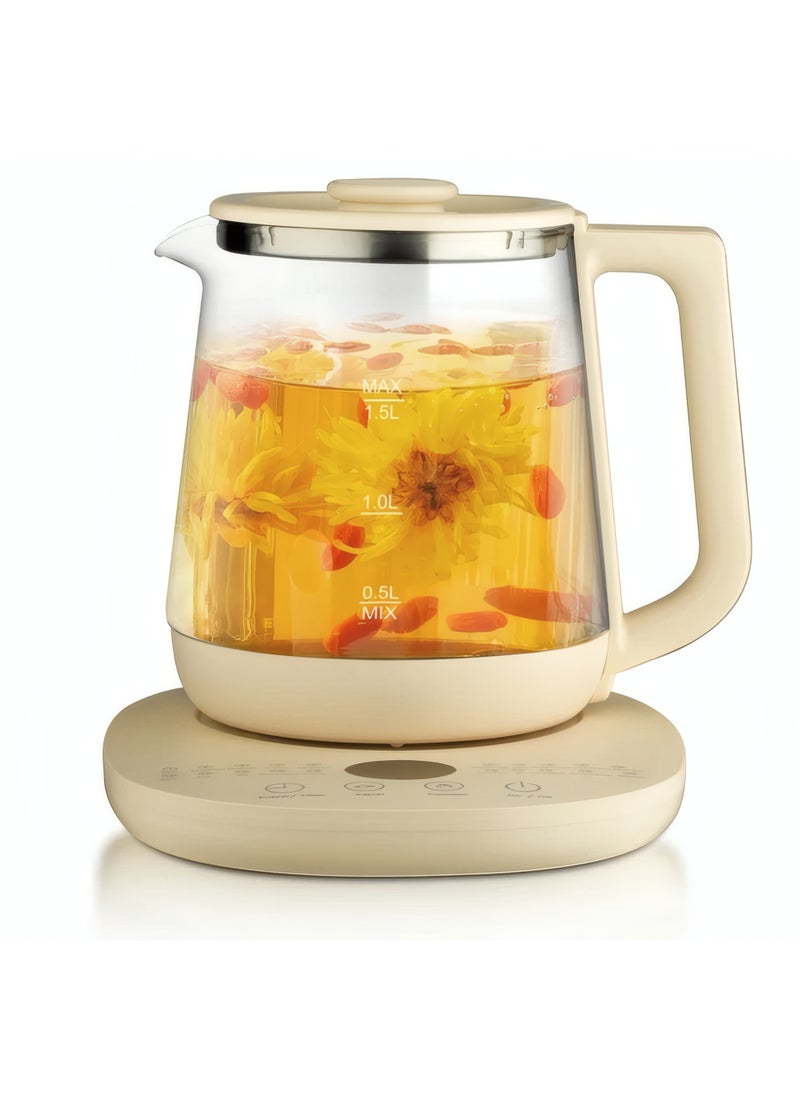 Kettle with a variety of smart programs for making hot drinks, boiling eggs, boiling pasta, instant noodles, fruit tea, and more, 800 watts